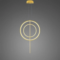 Lampa wisząca Linea No.5 60/40cm złota 3k (LA087/2P_60_40_100_3k_gold) - ALTAVOLA DESIGN