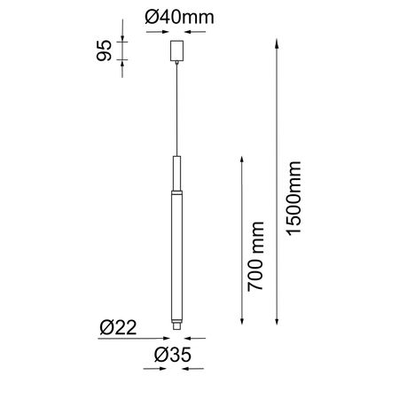 ASTAKO Z - lampa zwieszana - patyna mat - 3000K (5230) - ANTIGO