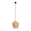 PENDANT LAMP NATURAL BRAIDED WHEAT 1XE27 (22163 Zambelis) - Zambelis