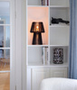 Drewniana lampa stołowa GROA Nordlux E27 40W Drzewo Czarny