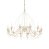 Lampa wisząca CORTE SP12 biały antyczny (097664) Ideal Lux - żyrandol