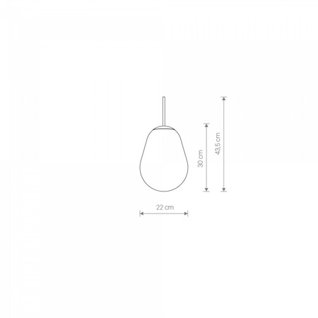 Klosz CAMELEON PEAR S TR/G (8534) - Nowodvorski
