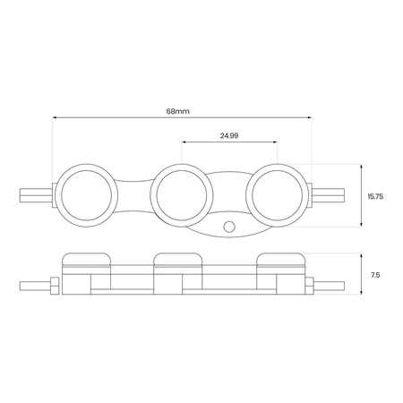 MODUŁ LED EKO-SSPRO3 3000K 1,1W 120S50 (EKM2087) - Eko-Light