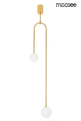 Ozdobna lampa wisząca LOW złota (MSE010100288) - Moosee 