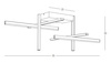 CEILING LIGHT 46W 3000K ALUMINIUM BLACK (22027 Zambelis) - Zambelis