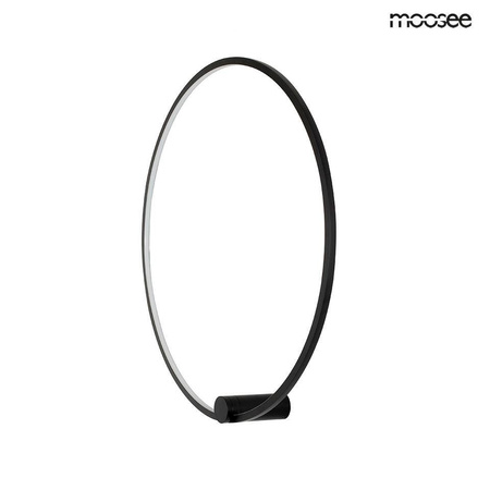 Kinkiet ring HOOP 60 czarna  (MSE1501100398) - Moosee