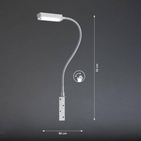 Lampka Flex Do Czytania Przy łóżku Raik (30602) - Fischer&Honsel