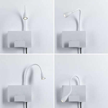 Oprawa ścienna HALINA LED USB-C biały mat (PL71100) - PAULMANN