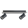 Lampa sufitowa Spot Parma 2 listwa (LP-0612/2WS BK) - Light Prestige