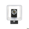 QUADRASS, lampa ścienna natynkowa indoor, E27, kolor czarny (1003430) - SLV