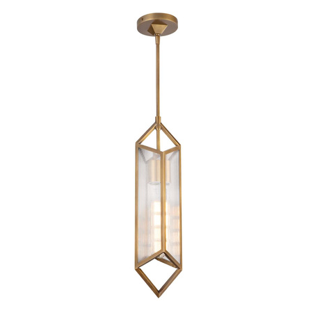 Lampa wisząca Cairo - 1 źródło światła - Vintage mosiądz (QN-CAIRO-1P-VBS-CR) - Quintiesse