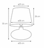 Lampa stojąca SAWA VELVET (41022105) - Kaspa