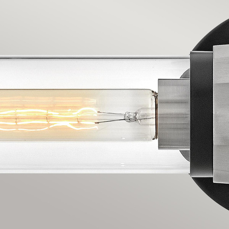 Kinkiet Ellison - 2 źródła światła - Czarny, szczotkowany (HK-ELLISON2-BK-BN) - Elstead Lighting