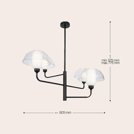 Żyrandol Memory (MOD177PL-04B) - Maytoni