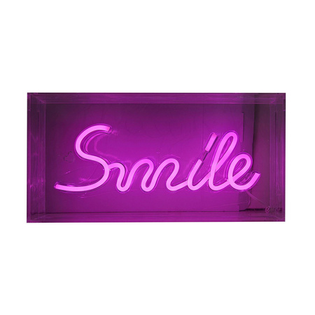 Neon ścienny SMILE LED (FM-NLB46)  - Zuma Line