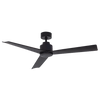 CEILING FAN WITHOUT LED BLACK MATT (19136-B Zambelis) - Zambelis