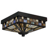Plafon w stylu Art Deco Inglenook (QZ-INGLENOOK-F) - Elstead Lighting