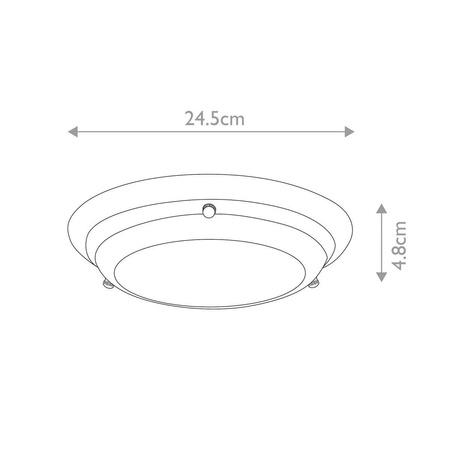 Plafon Welland (WELLAND-F-S-PC) - Elstead Lighting