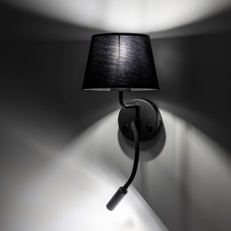 MAJA BLACK KINKIET (10081) - TK Lighting