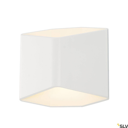 CARISO WL-2, lampa ścienna, LED, 3000K, kolor biały, 11 W (151711) - SLV