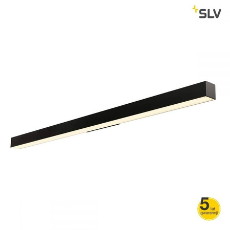 Q-LINE LED ścienna, czarna, 3000K