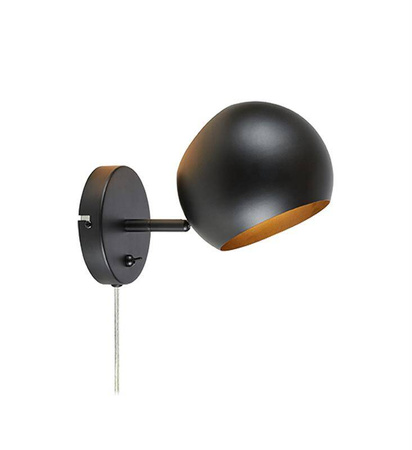 Kinkiet EDGAR 1L Black (108753) Markslojd