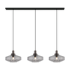 LINE LIGHT 3XE27 MAX 40W GLASS ANODISED DARK GREY (23013 Zambelis) - Zambelis