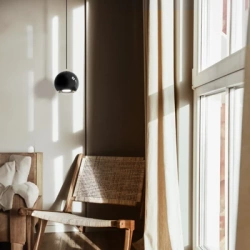 Lampa Wisząca Aurenia 1xLED czarna  (PL0122-CB) - Yaskr