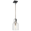 Lampa wisząca Kitner - 1 źródło światła - Polerowany nikiel (QN-KITNER-P-PN) - Quintiesse