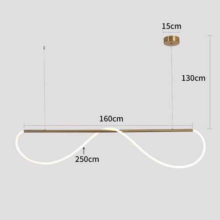 Lampa wisząca Meleca M (LP-2345/1P M) - Light Prestige