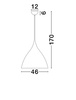Lampa wisząca wewnętrzna CHAYANTA (LE44856) - Luces Exclusivas