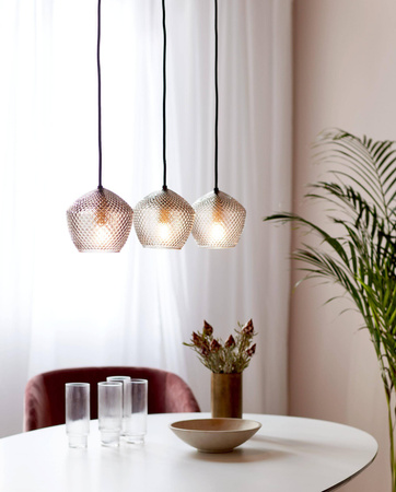 Lampa wisząca ORBIFORM Nordlux E14 3x25W Szkło Mosiądz