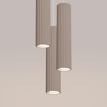 Lampa wisząca KARBON 3P taupe (SL.1775) - Sollux Lighting