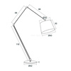 Lampa podłogowa 1 pł. ZAKYNTOS BIS ARGON 3953