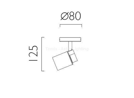 Lampa halogenowa Como 1 (Astro Lighting 6106)