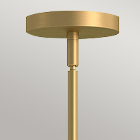 Żyrandol Remyck - 3 źródła światła - Szczotkowane złoto (ALM-REMYCK3-GD) - Elstead Lighting