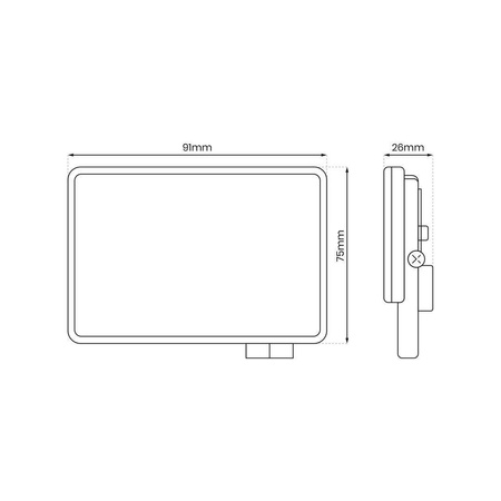 Naświetlacz LED 10W 950lm 5000K (EKN9013) - Eko-Light