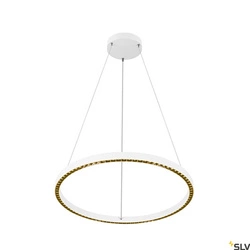 Lampa wisząca ONE CUBE, 3000 K, DALI 2, Touch, biała (1007662) - SLV