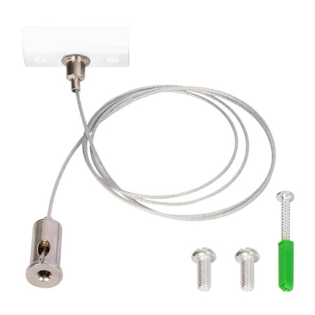 Zawiesie Prowadnica Track Biały 1-Obwodowy (ML0721) - Milagro