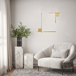 SCONCE LED LIGHT 24W 3000K ALUMINIUM-SILICON GOLD (23105 Zambelis) - Zambelis
