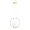 Lampa wisząca COSTA ROUND złota 35 cm (DP0001A-350R) - Step into Design
