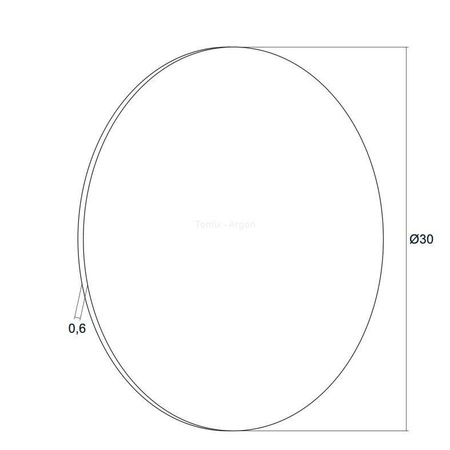 Kinkiet 1 pł. L OREGON ARGON 3854