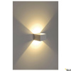Nowoczesny kinkiet LOGS IN, lampa ścienna, LED, 3000K, kwadratowa, kolor biały, z zasilaczem LED (151321) - SLV
