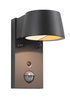Oprawa elewacyjna CAPEA LED 6W 450lm 2200-3000K czujnik ruchu+zmierzchu IP44 230V antracyt aluminium (PL94714) - PAULMANN