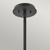 Lampa wisząca/ Półplafon Lotus - 1 źródło światła - Czarna (QN-LOTUS-P-BLK) - Quintiesse