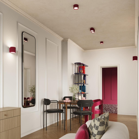 Plafon AURA 1 burgund Gx53 (SL.1822) - Sollux Lighting