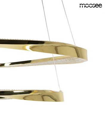 MOOSEE lampa wisząca ANILLO 2 złota (MSE1501100599) - Moosee