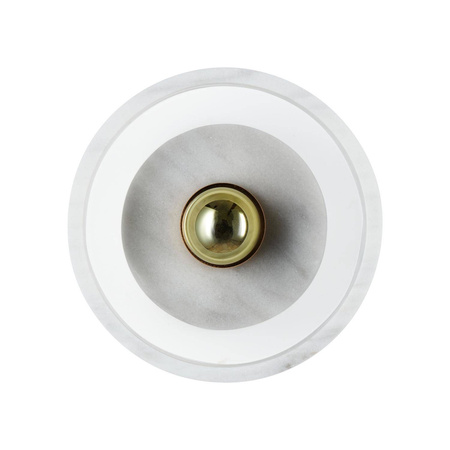 Lampa ścienna UNIVERSO marmurowo złota 18 cm (ST-10050W) - Step into Design