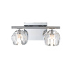 Kinkiet Regalia - 2 źródła światła (QN-REGALIA2-PC-BATH) - Quintiesse