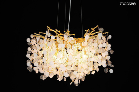 Złota lampa wisząca RIVIERA 60 (MSE010100391) - Moosee